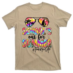 Retro Last Day Of School Schools Out For Summer Teacher Life T-Shirt