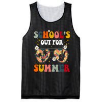 Retro Last Day Of Schools Out For Summer Teacher Mesh Reversible Basketball Jersey Tank