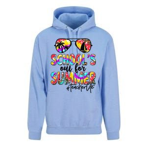 Retro Last Day Of School Schools Out For Summer Teacher Life Unisex Surf Hoodie