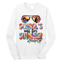 Retro Last Day Of School Schools Out For Summer Teacher Life Long Sleeve Shirt