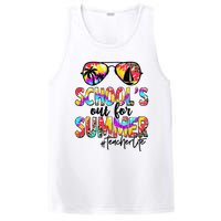 Retro Last Day Of School Schools Out For Summer Teacher Life PosiCharge Competitor Tank