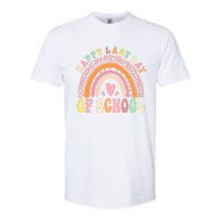 Rainbow Last Day Of School Hello Summer End Of School Schools Out For Summer Softstyle CVC T-Shirt