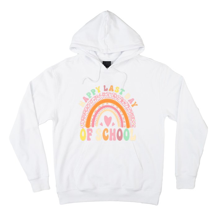 Rainbow Last Day Of School Hello Summer End Of School Schools Out For Summer Hoodie