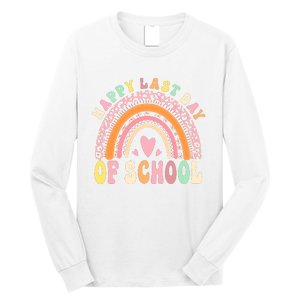 Rainbow Last Day Of School Hello Summer End Of School Schools Out For Summer Long Sleeve Shirt