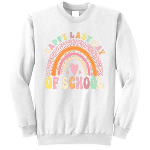 Rainbow Last Day Of School Hello Summer End Of School Schools Out For Summer Sweatshirt