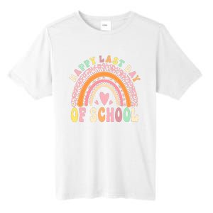 Rainbow Last Day Of School Hello Summer End Of School Schools Out For Summer Tall Fusion ChromaSoft Performance T-Shirt