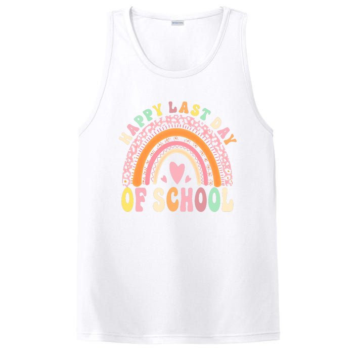 Rainbow Last Day Of School Hello Summer End Of School Schools Out For Summer PosiCharge Competitor Tank