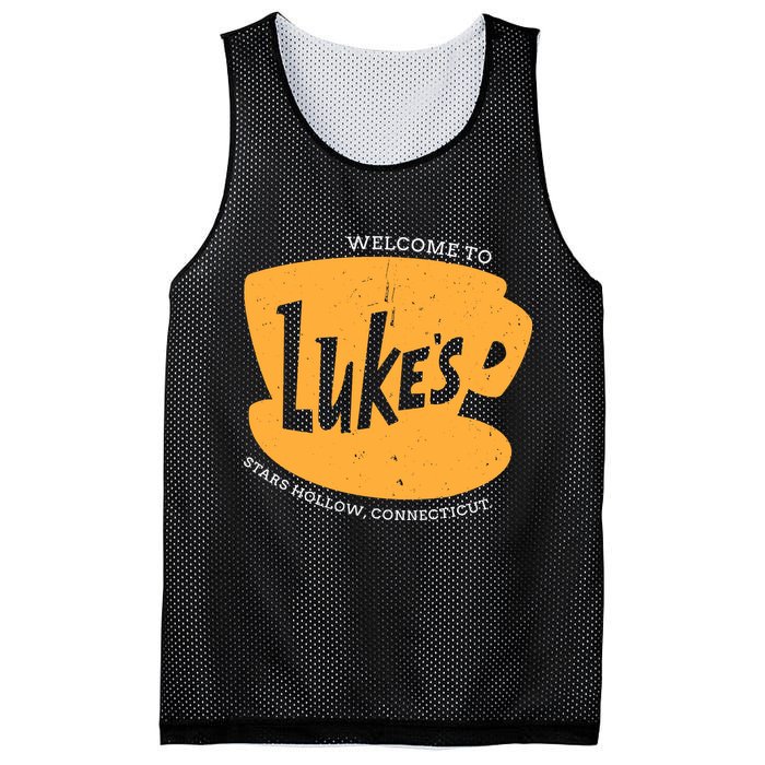 Retro LukeS Diner Mesh Reversible Basketball Jersey Tank