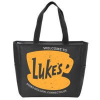 Retro LukeS Diner Zip Tote Bag