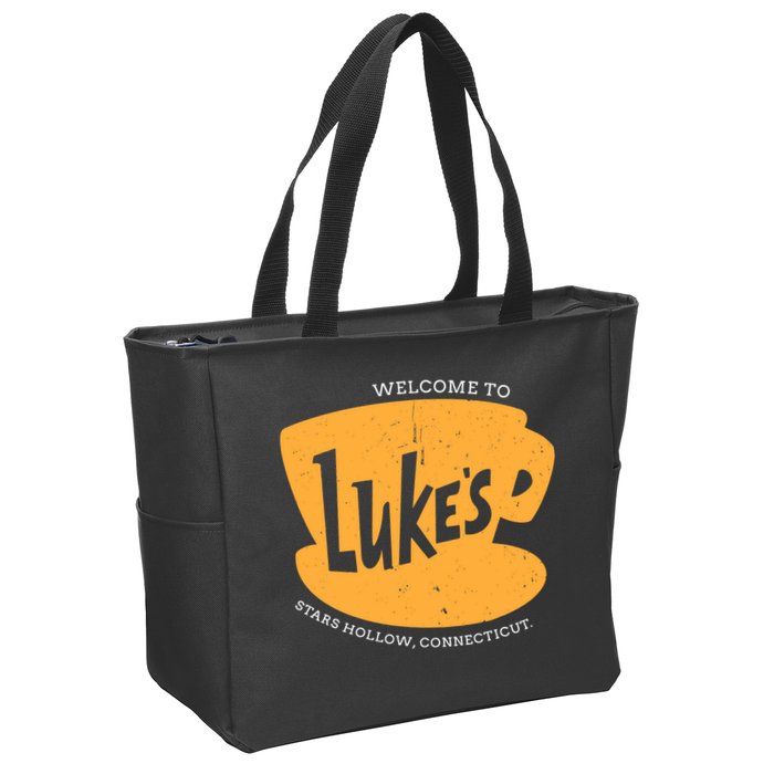 Retro LukeS Diner Zip Tote Bag