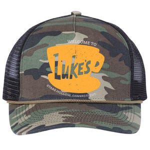 Retro LukeS Diner Retro Rope Trucker Hat Cap