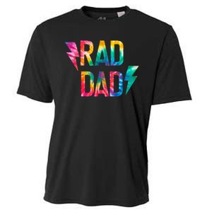 Rad Like Dad Tie Dye Funny Father’s Day Cooling Performance Crew T-Shirt