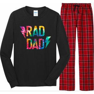 Rad Like Dad Tie Dye Funny Father’s Day Long Sleeve Pajama Set