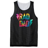 Rad Like Dad Tie Dye Funny Father’s Day Mesh Reversible Basketball Jersey Tank