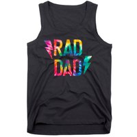 Rad Like Dad Tie Dye Funny Father’s Day Tank Top