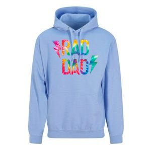 Rad Like Dad Tie Dye Funny Father’s Day Unisex Surf Hoodie