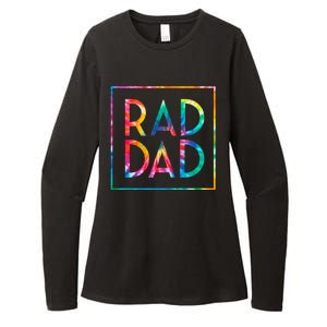 Rad Like Dad Tie Dye Funny Father’s Day Womens CVC Long Sleeve Shirt