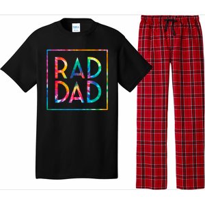 Rad Like Dad Tie Dye Funny Father’s Day Pajama Set