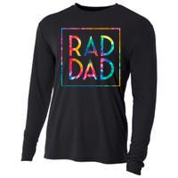 Rad Like Dad Tie Dye Funny Father’s Day Cooling Performance Long Sleeve Crew