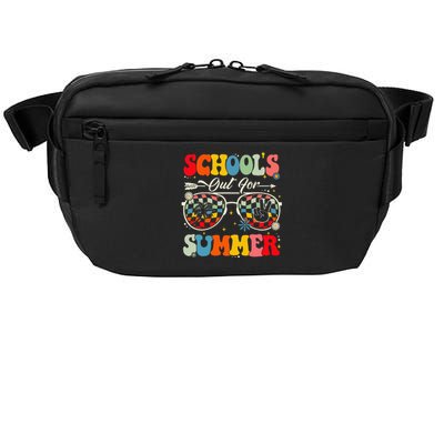 Retro Last Day Of SchoolS Out For Summer Teacher Crossbody Pack