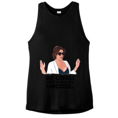Rhony Luanne De Lesseps Don&Amp;39;T Be All Like Uncool Ladies PosiCharge Tri-Blend Wicking Tank