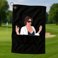 Rhony Luanne De Lesseps Don&Amp;39;T Be All Like Uncool Golf Towel
