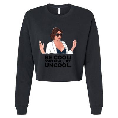 Rhony Luanne De Lesseps Don&Amp;39;T Be All Like Uncool Cropped Pullover Crew