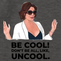 Rhony Luanne De Lesseps Don&Amp;39;T Be All Like Uncool Vector Backpack