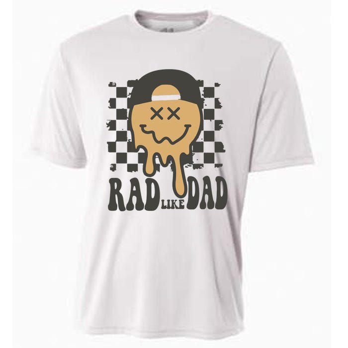 Rad Like Dad Cute Fathers Day Gift Cooling Performance Crew T-Shirt