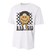 Rad Like Dad Cute Fathers Day Gift Performance Sprint T-Shirt