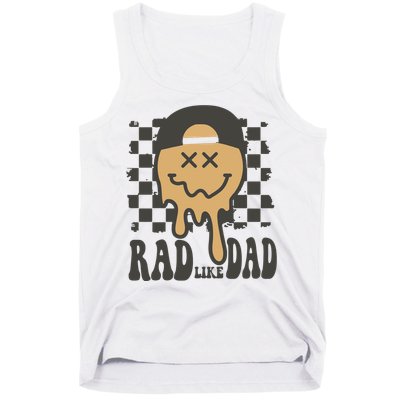 Rad Like Dad Cute Fathers Day Gift Tank Top