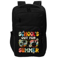 Retro Last Day Of Schools Out For Summer Teacher Girls Impact Tech Backpack