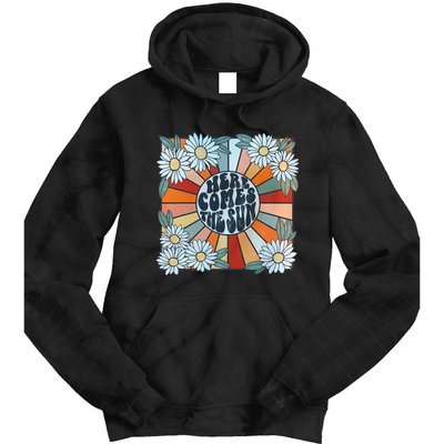 Retro Last Day Of School Schools Out For Summer Teacher Tie Dye Hoodie