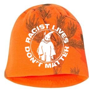 Racist Lives Don't Matter Black Funny Anti Racism Kati - Camo Knit Beanie