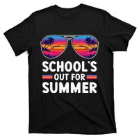 Retro Last Day Of SchoolS Out For Summer Teacher T-Shirt