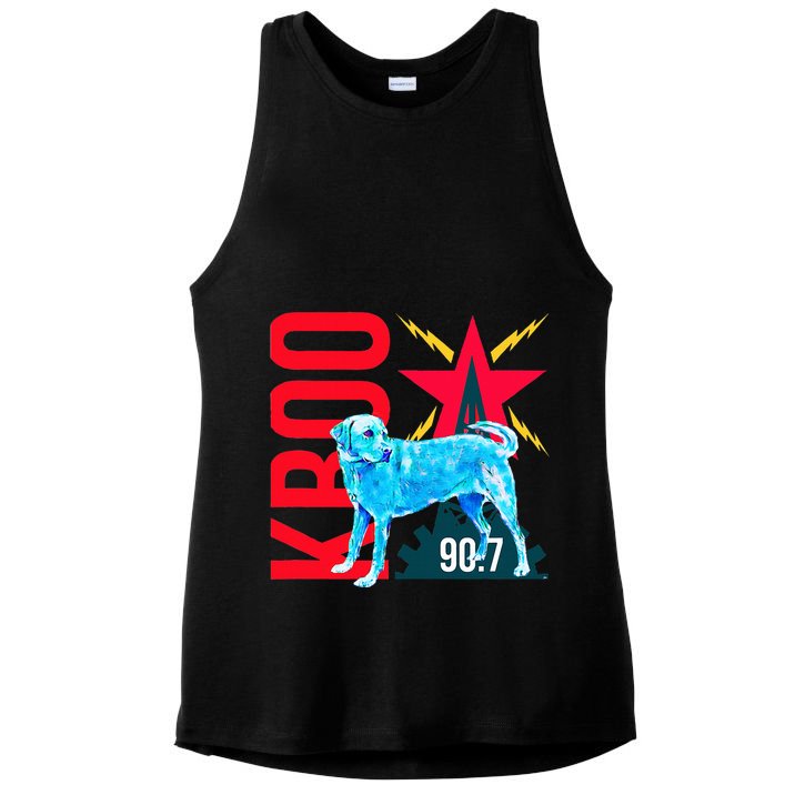Radio Loving Dog Ladies PosiCharge Tri-Blend Wicking Tank