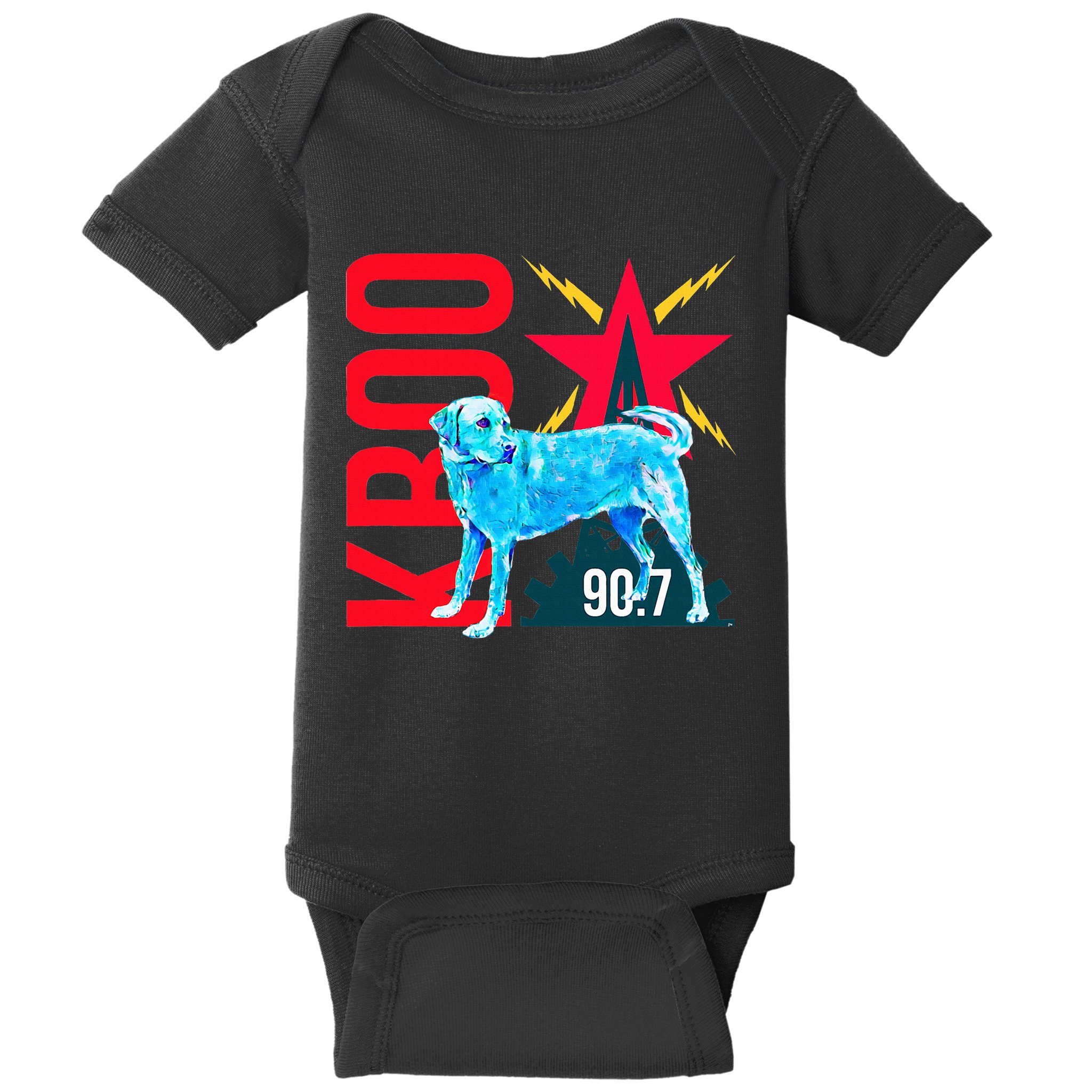Radio Loving Dog Baby Bodysuit