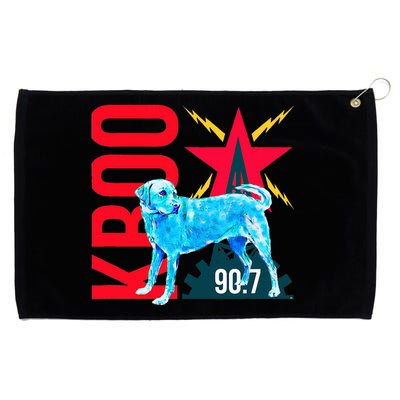 Radio Loving Dog Grommeted Golf Towel