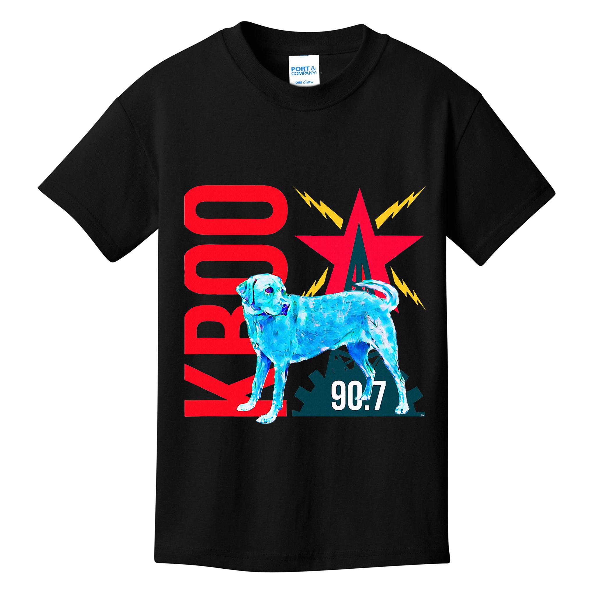 Radio Loving Dog Kids T-Shirt