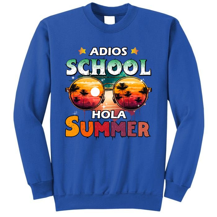 Retro Last Day Of School Out For Summer Teacher Adios Gift Sweatshirt