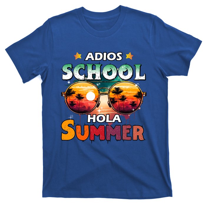 Retro Last Day Of School Out For Summer Teacher Adios Gift T-Shirt