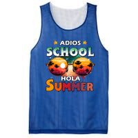 Retro Last Day Of School Out For Summer Teacher Adios Gift Mesh Reversible Basketball Jersey Tank