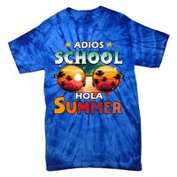 Retro Last Day Of School Out For Summer Teacher Adios Gift Tie-Dye T-Shirt