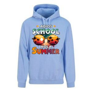 Retro Last Day Of School Out For Summer Teacher Adios Gift Unisex Surf Hoodie