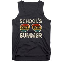 Retro Last Day Of School Schools Out For Summer Teacher Tank Top