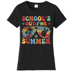 Retro Last Day Of Schools Out For Summer Teacher Boy Girl Women's T-Shirt