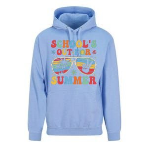 Retro Last Day Of Schools Out For Summer Teacher Boy Girl Unisex Surf Hoodie