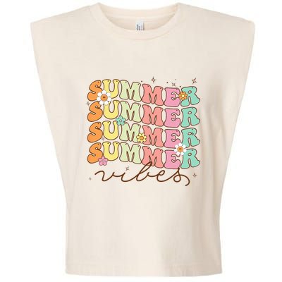 Retro Last Day Of School Peace Out 5th Grade Teacher Garment-Dyed Women's Muscle Tee