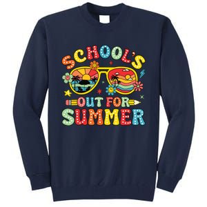 Retro Last Day Of Schools Out For Summer Teacher Boy Girl Tall Sweatshirt