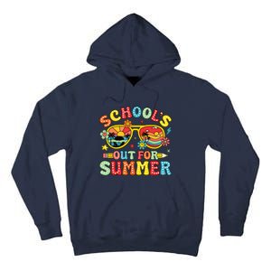 Retro Last Day Of Schools Out For Summer Teacher Boy Girl Tall Hoodie